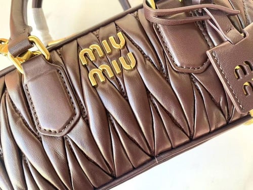 Arcadie matelassé nappa leather bag