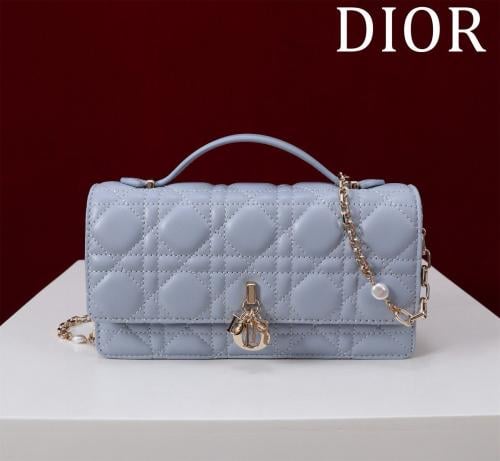 Dior baby blue pouch