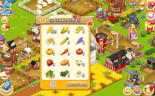 مزرعة ادوات حظيرة مستوى 50 حظيرتها (3000) هاي داي