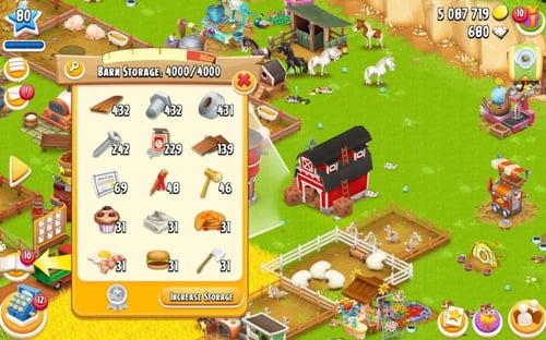 مزرعه مستوى 80 حظيره (4000) | هاي داي