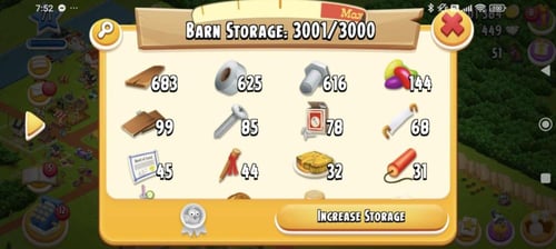 مزرعه مستوى 70 حظيرتها (3000) هاي داي