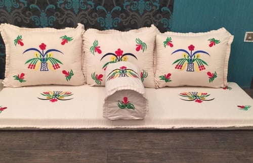 طقم تطريز قماش بدون حشو