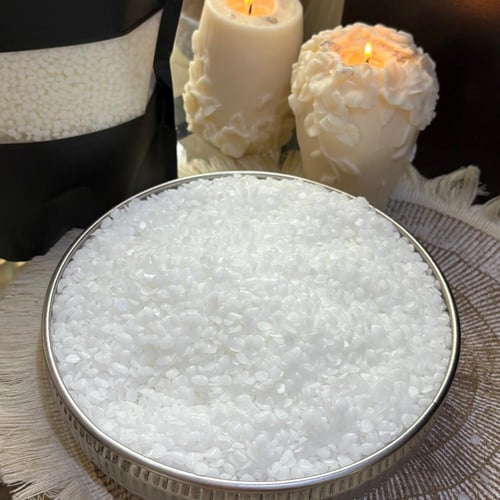 1كجم شمع نحل أبيض نقي لصنع الشموع الفاخرة