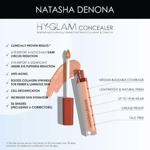 NATASHA DENONA Hy-Glam Brightening & Hydrating Med...