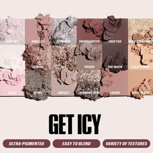 HUDA BEAUTY Icy Nude 18W eyeshadow palette