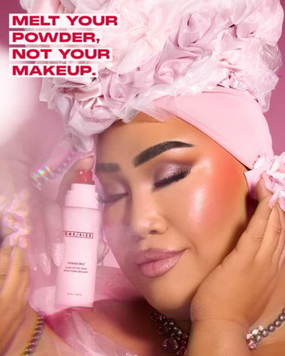 ONE SIZE POWDER MELT GLASS SETTING SPRAY