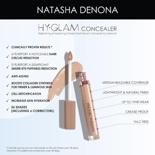 NATASHA DENONA Hy-Glam Brightening & Hydrating Med...