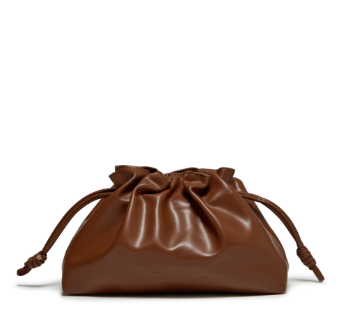 PATRICK TA THE ELEVATED BEAUTY BAG IN BROWN