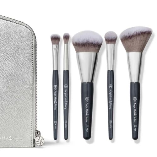 BK BEAUTY ANGIE HOT & FLASHY TRAVEL BRUSH SET WITH...