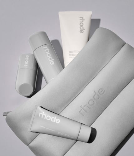 the rhode kit FOUR DAILY SKIN ESSENTIALS