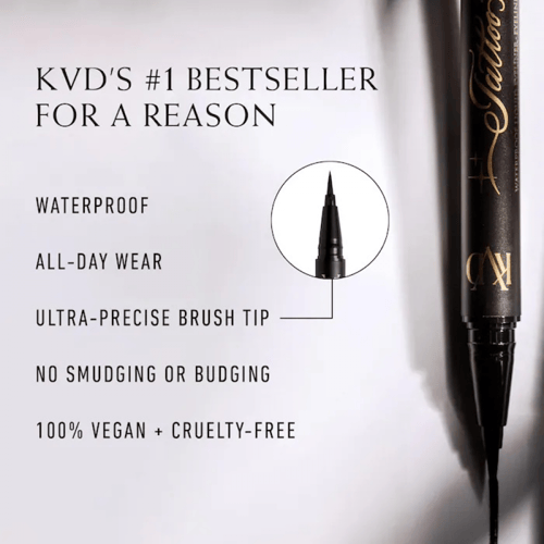 Tattoo Liner Vegan Waterproof Liquid Eyeliner - BL...
