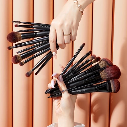 jessup Makeup Lover Makeup Brush Collection 21 pcs...