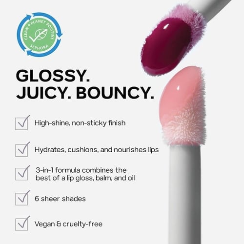 Saie Glossybounce™ High-Shine Hydrating Lip Gloss...