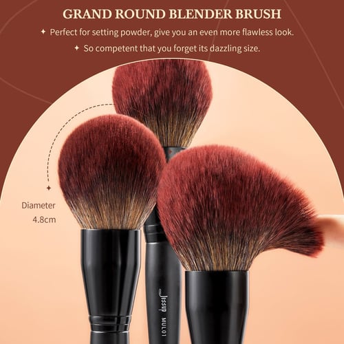 jessup Makeup Lover Makeup Brush Collection 21 pcs...