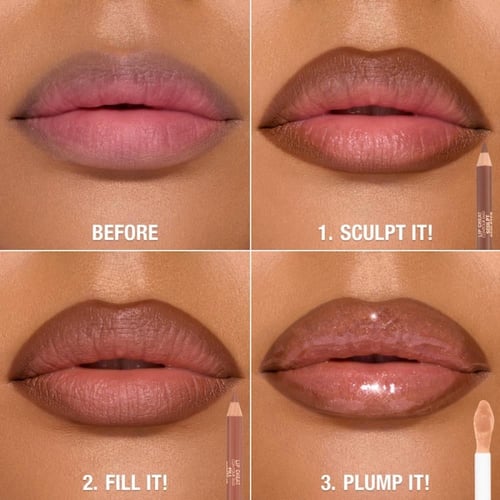 Charlotte Tilbury Super Nudes Lip Cheat Contour Du...