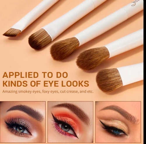 Luxury Light Gray Comprehensive Eye and Face Brush...