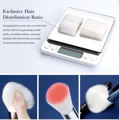 JESSUP BRUSHES Individual Complete Makeup Brush Se...