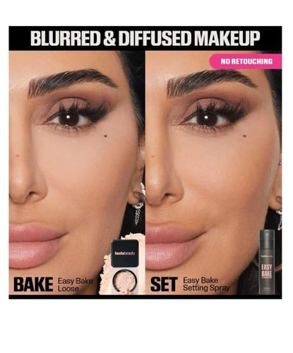 HUDA BEAUTY Easy Bake Blurring Setting Spray with...