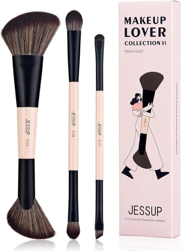 Duo-End Brush Versatility 6-in-3 Travel Brush Coll...