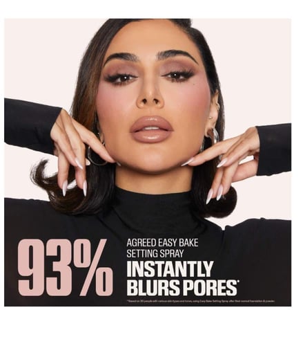 HUDA BEAUTY Easy Bake Blurring Setting Spray with...