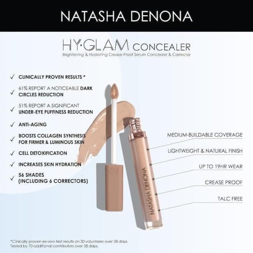 NATASHA DENONA Hy-Glam Brightening & Hydrating Med...