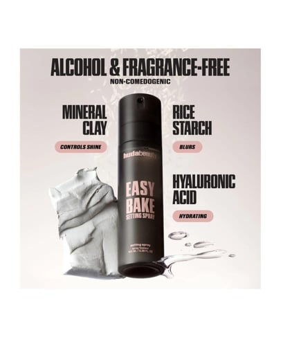 HUDA BEAUTY Easy Bake Blurring Setting Spray with...