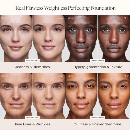 Laura Mercier Real Flawless Foundation - 1W1 Cashm...