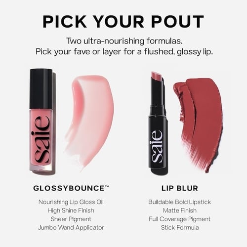 Saie Glossybounce™ High-Shine Hydrating Lip Gloss...