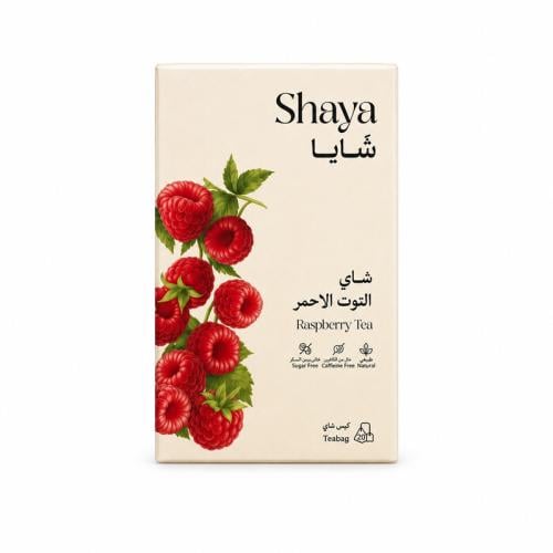 شاي التوت الأحمر من شايا – 20 كيس