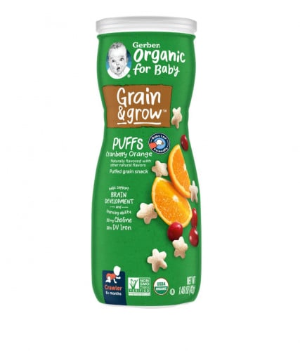 جيربر‏, حبوب ونباتات النمو العضوي للأطفال ، وجبة خ...