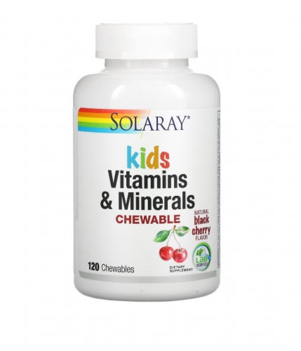 Solaray (سولاراي)‏, فيتامينات ومعادن للأطفال، قابل...
