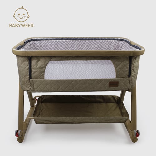 سرير نكست تو مي بتصميم جانبي مفتوح وقواعد خشبية وع...