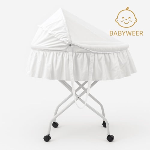 سرير أطفال محمول مع حامل