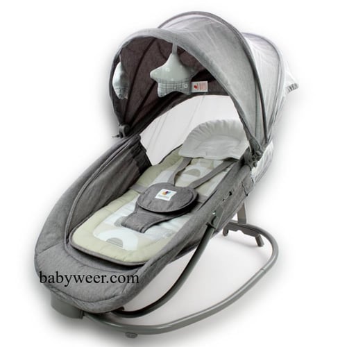 كرسي مواليد هزاز كهربائي ماركة ماستلا 4في 1