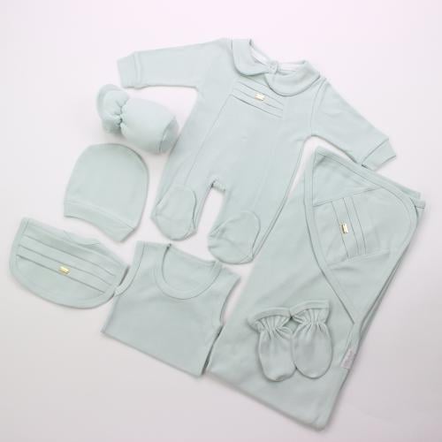 طقم مواليد لحديثي الولادة – 7 قطع