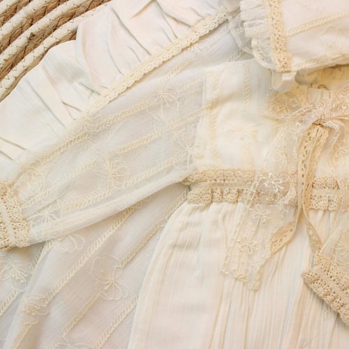 طقم استقبال بناتي 5 قطع شيفون