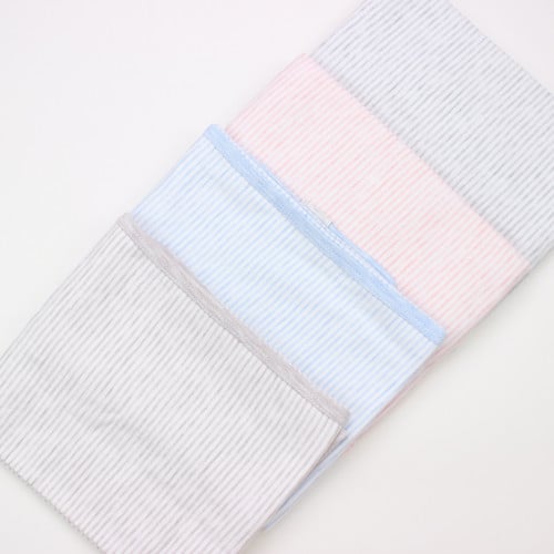 كوفلة قطن لحديثي الولادة مخطط