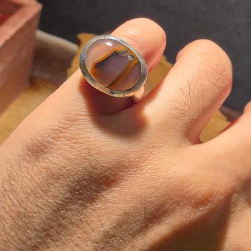 خاتم عقيق يماني ملكي فاخر