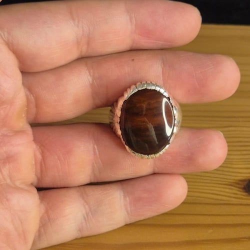 خاتم عقيق يماني كرزي