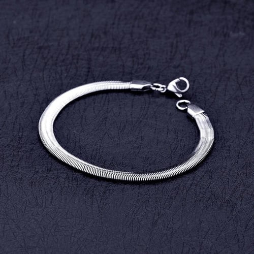 إسوار ثعبان رجالي من فولاذ مقاوم الصدا