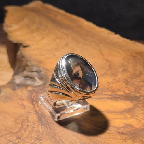 خاتم عقيق يماني صياغه مميز يدوية