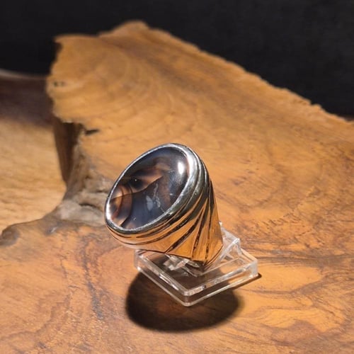 خاتم عقيق يماني صياغه مميز يدوية