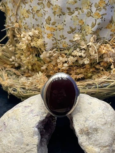 خاتم عقيق يماني كرز الكرز