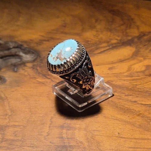 خاتم فيروزي مميز