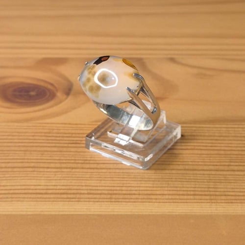 خاتم ملكي عقيق يماني مميز