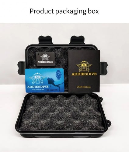 ساعة رجالية بسير ستيل بلون فضي من ماركة ADDIESDIVE