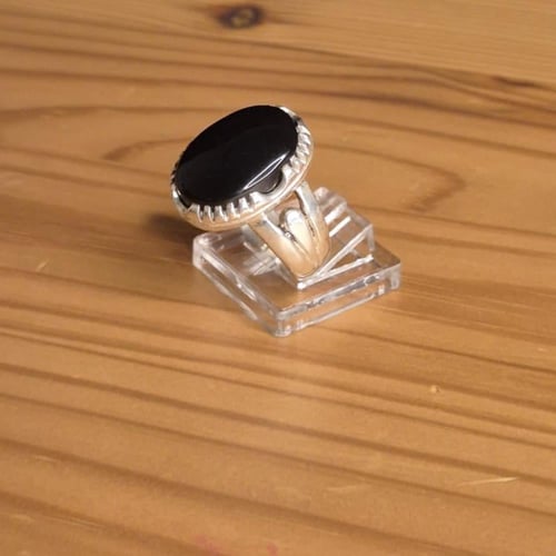 خاتم عقيق يماني جزاع ملكي