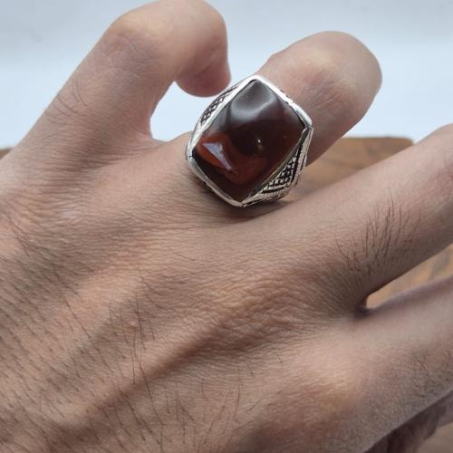 خاتم عقيق يماني صياغة البحرين المترشه