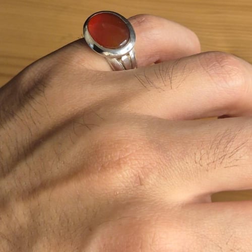 خاتم عقيق يماني ملكي