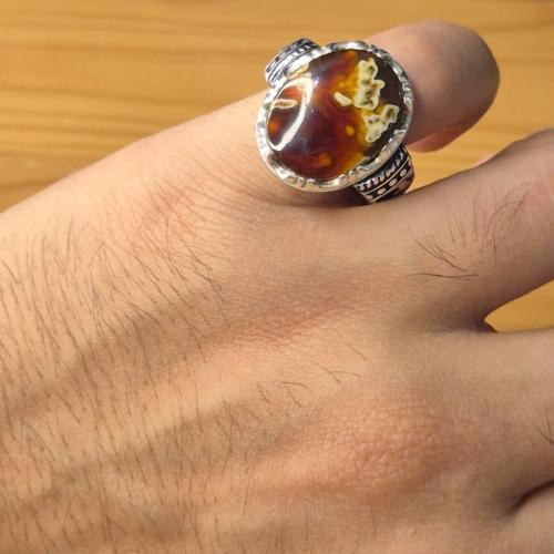 خاتم عقيق يماني صياغه البحرين مميزه